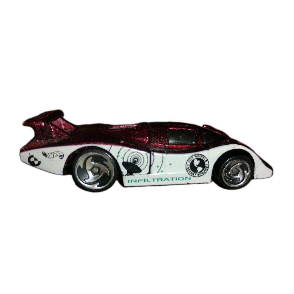 Vntg‎ 1983 Hot Wheels Red Secret Service Infiltration Vehicle, Back Half Pops-up - Picture 6 of 8